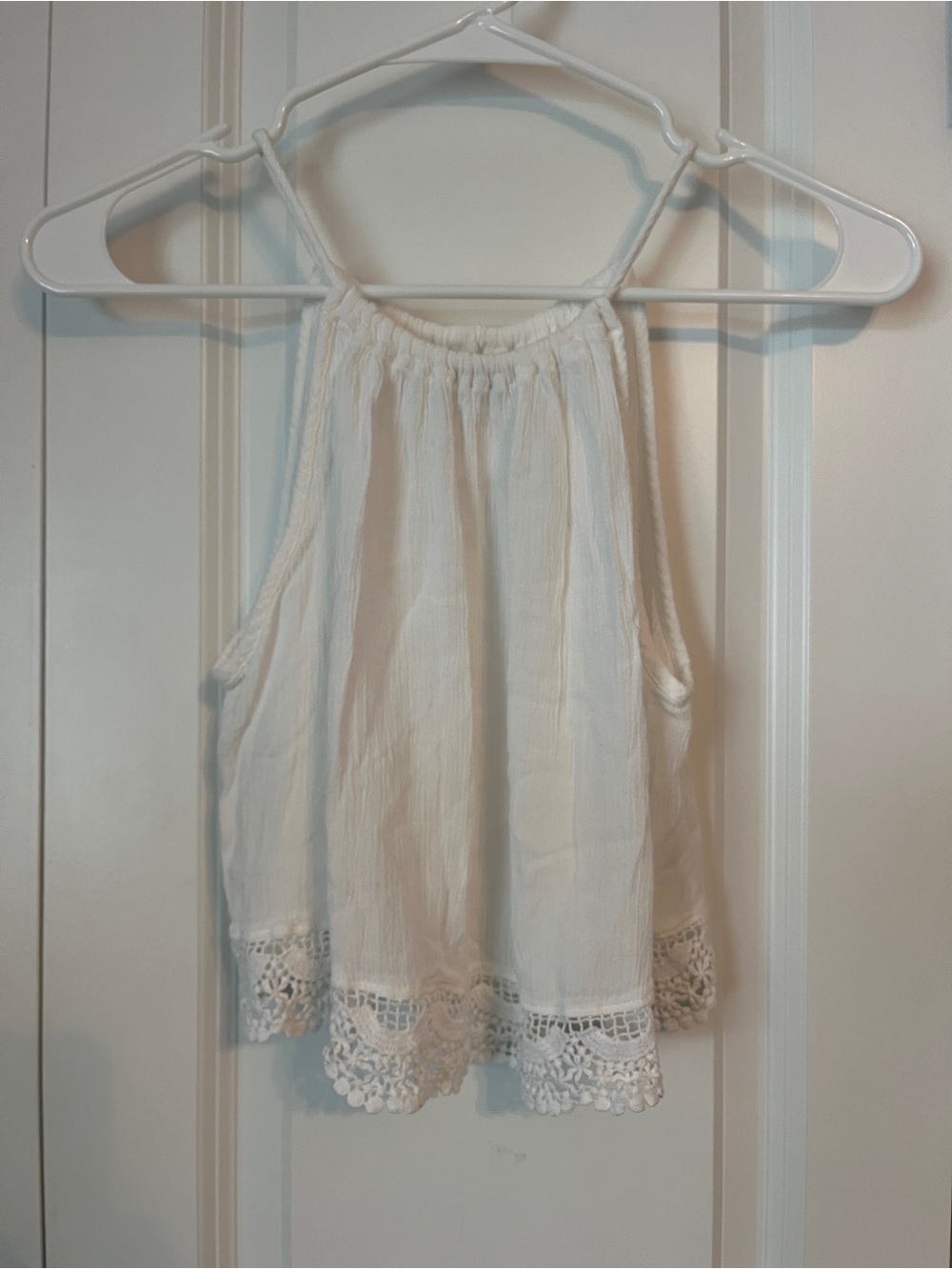 Day G White Rayon Smocked Top